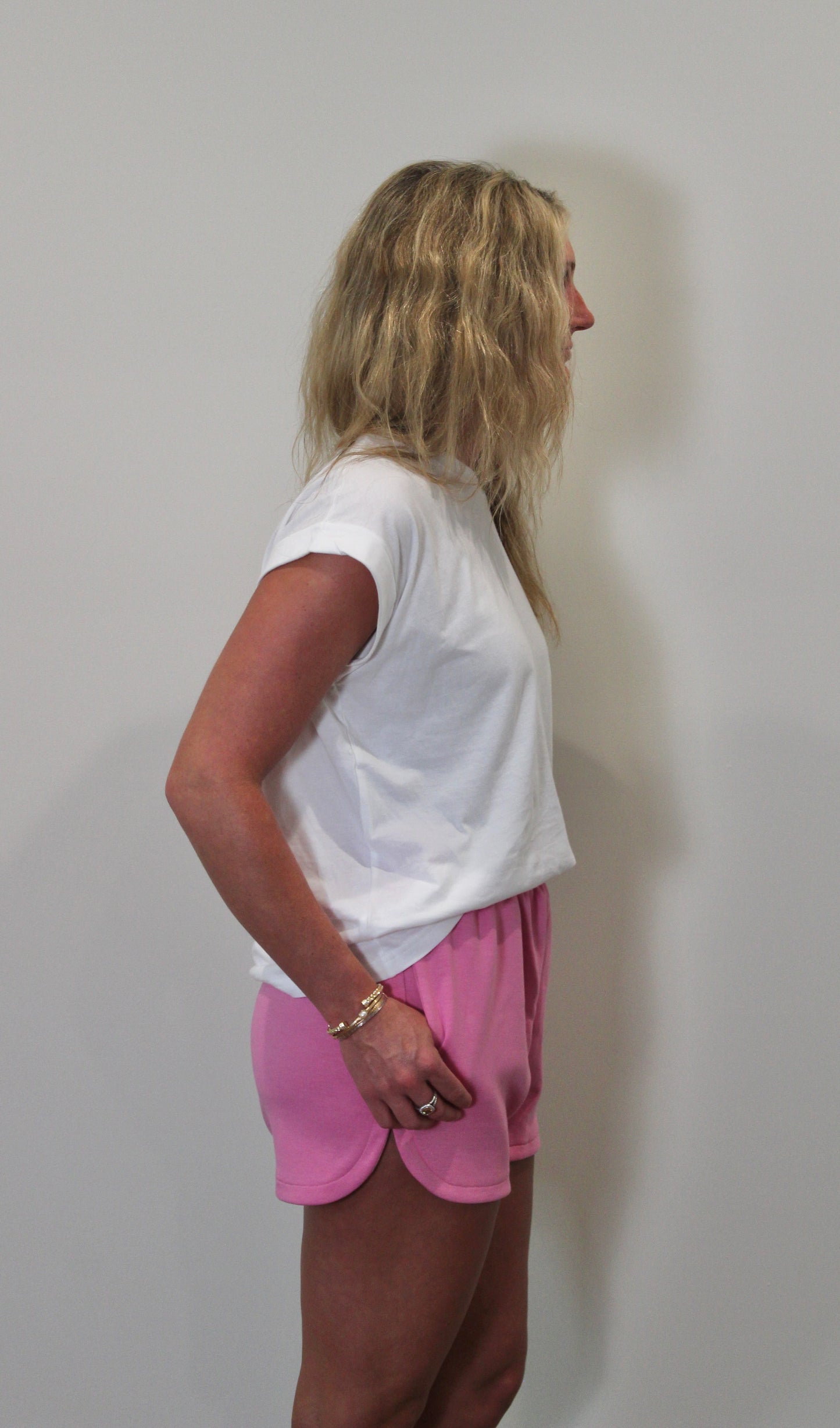 Ryder Scuba Elastic Waistband Shorts - Candy Pink