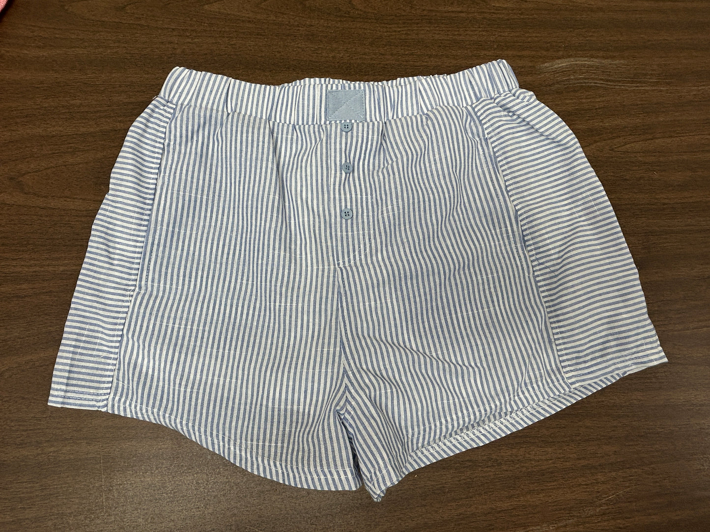 Summer Dayz Striped Boxer Shorts - Blue