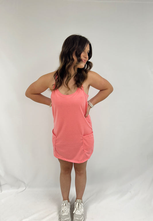 On the Court Mini Dress - Pink