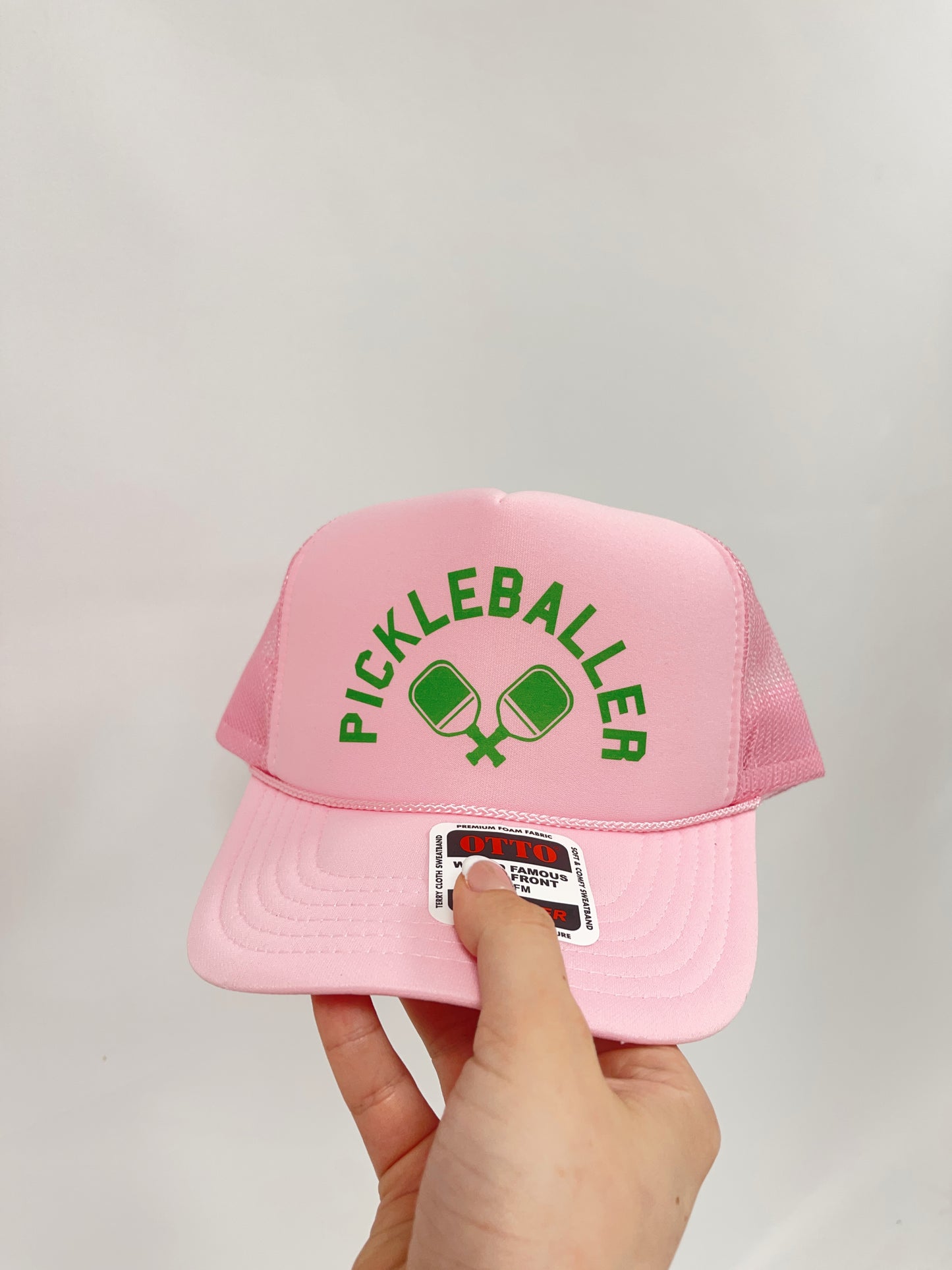 Pickleballer Trucker Hat - Pink