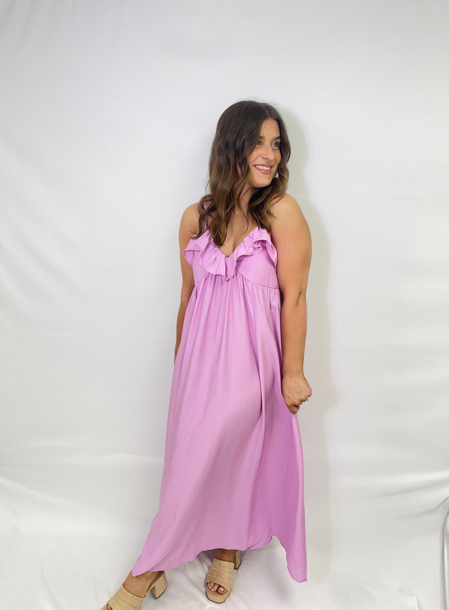 Lindsey Maxi Dress - Lavender