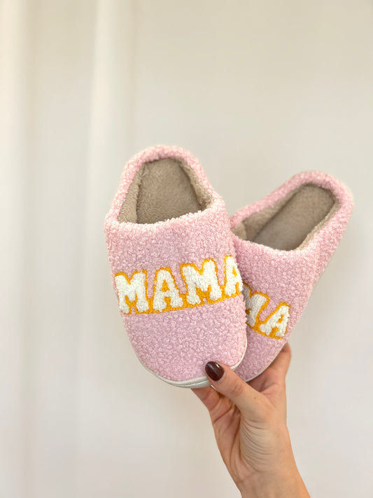 MAMA Printed Cozy Slippers