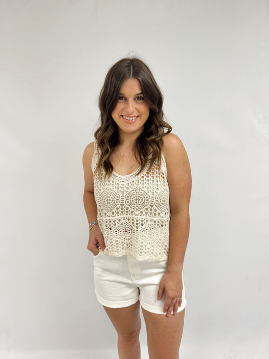 Sand Dollar Knit Tank