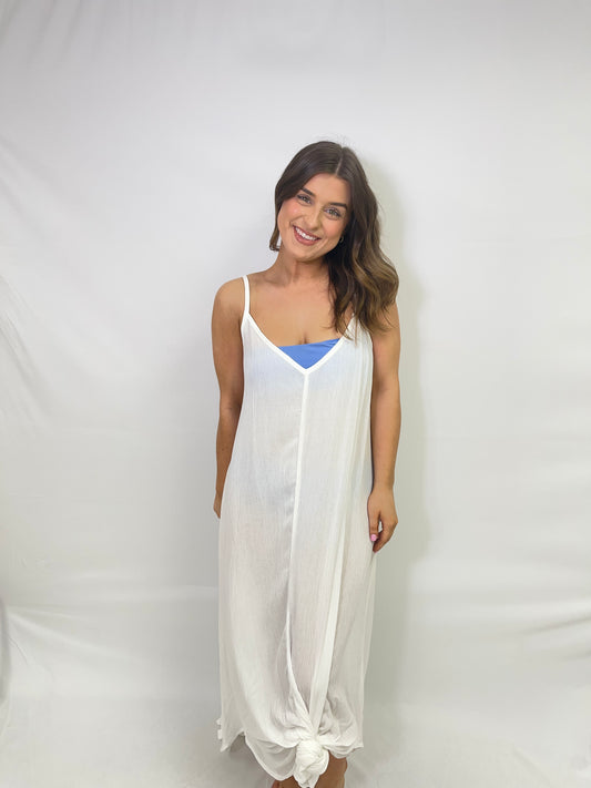 Sidney Cover-up Maxi - White