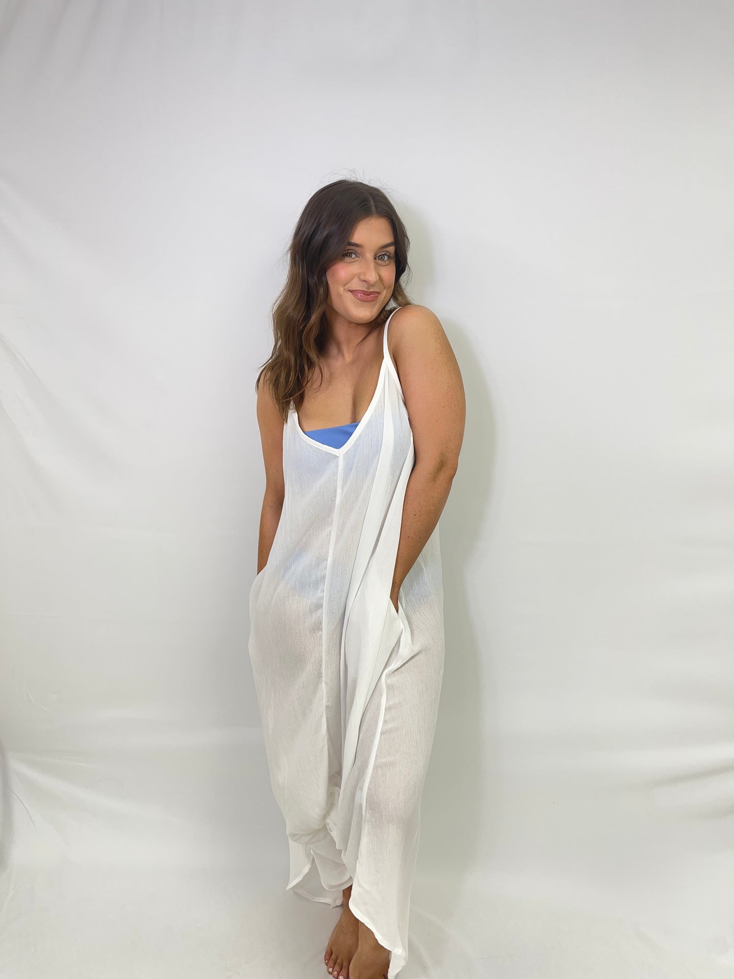 Sidney Cover-up Maxi - White