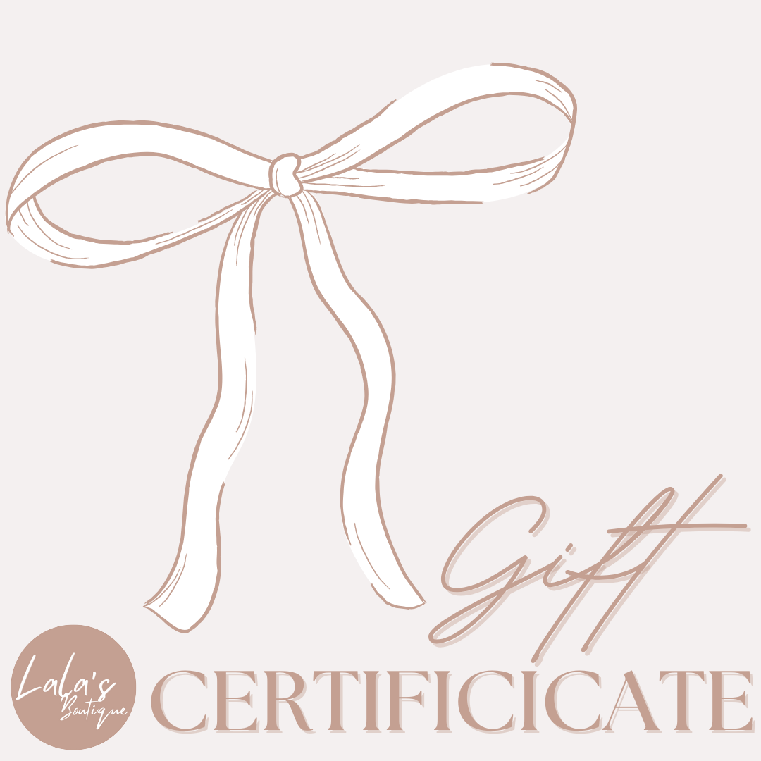 Lala's Boutique Gift Certificate