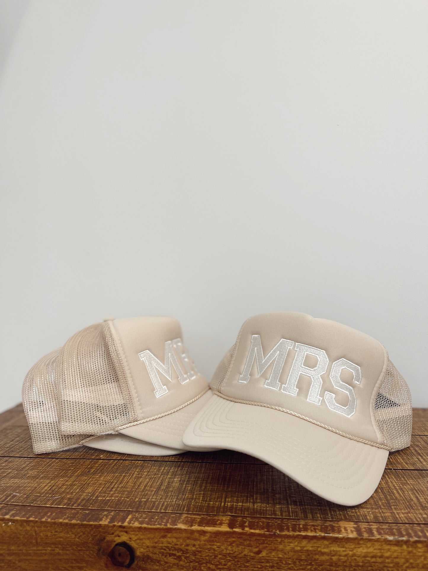 MRS Embroidered Trucker Hat - Tan